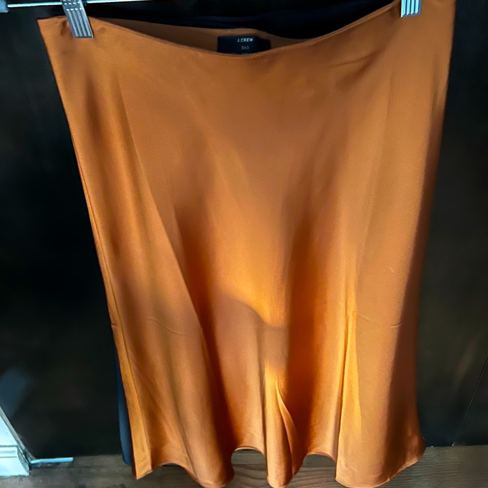 J.Crew satin skirt